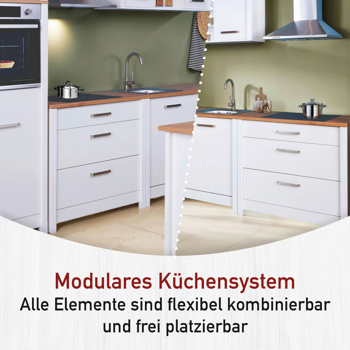 SCHUBKASTENUNTERSCHRANK 100/92/60 cm  in Weiß, Eiche Artisan  - Silberfarben/Eiche Artisan, MODERN, Holzwerkstoff/Metall (100/92/60cm) - home24
