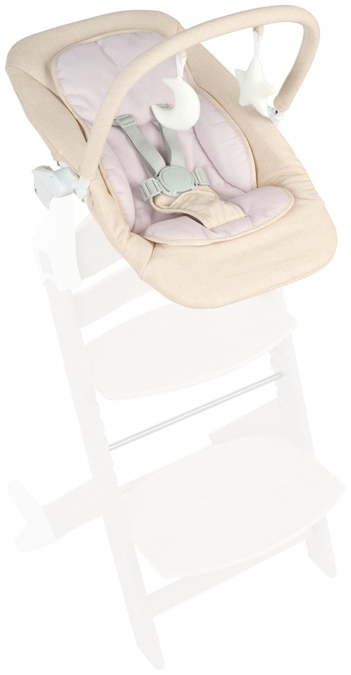 NJIHALICA  LUNCH  - bež, Osnovno, tekstil/metal (66/45/48-58cm) - My Baby Lou