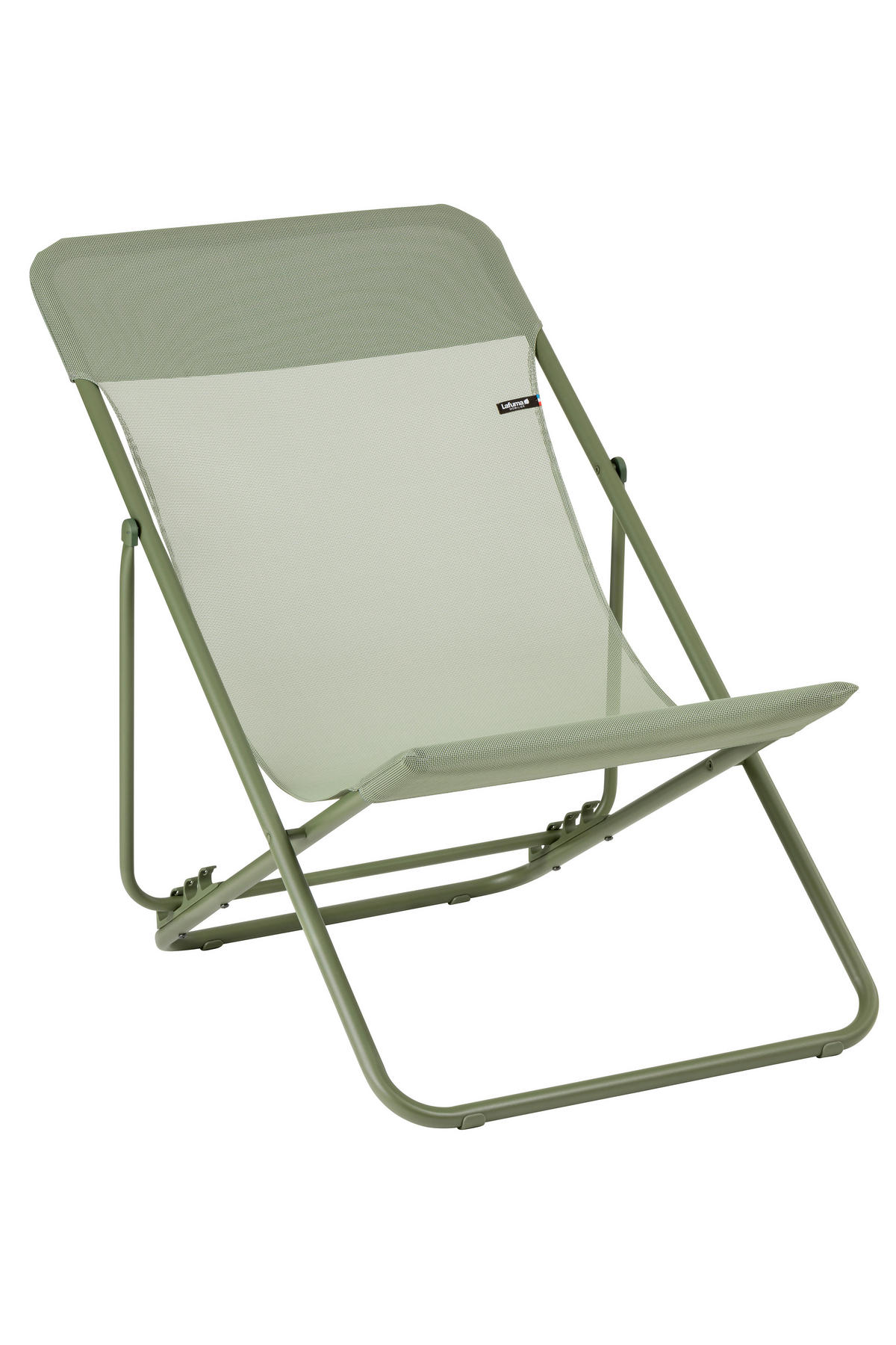 STRANDSTUHL Stahl Waldgrün  - Waldgrün, Basics, Textil/Metall (62/77-91/76-82cm) - Lafuma Mobilier