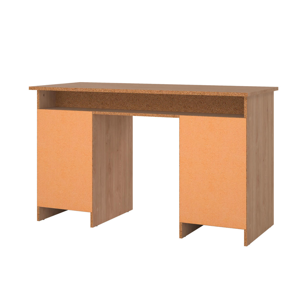 SCHREIBTISCH 126/55/75,6 cm  in Eichefarben  - Eichefarben, MODERN, Holzwerkstoff (126/55/75,6cm) - MID.YOU