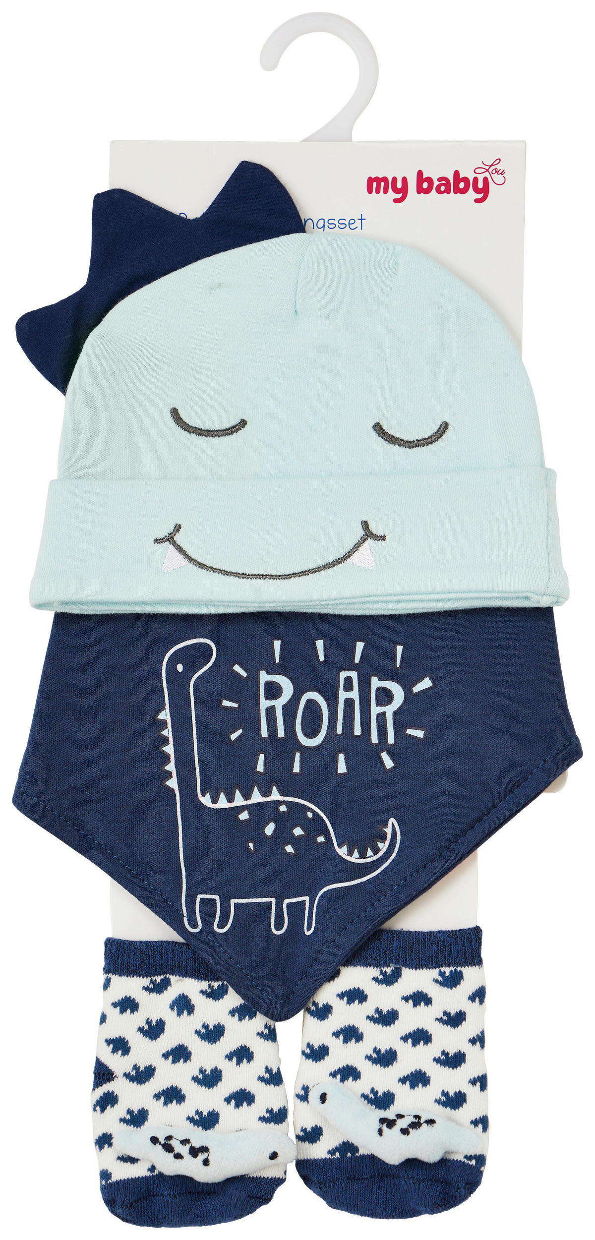 BABYBEKLEIDUNGSSET 3-teilig  - Blau, Trend, Textil (50-68null) - My Baby Lou