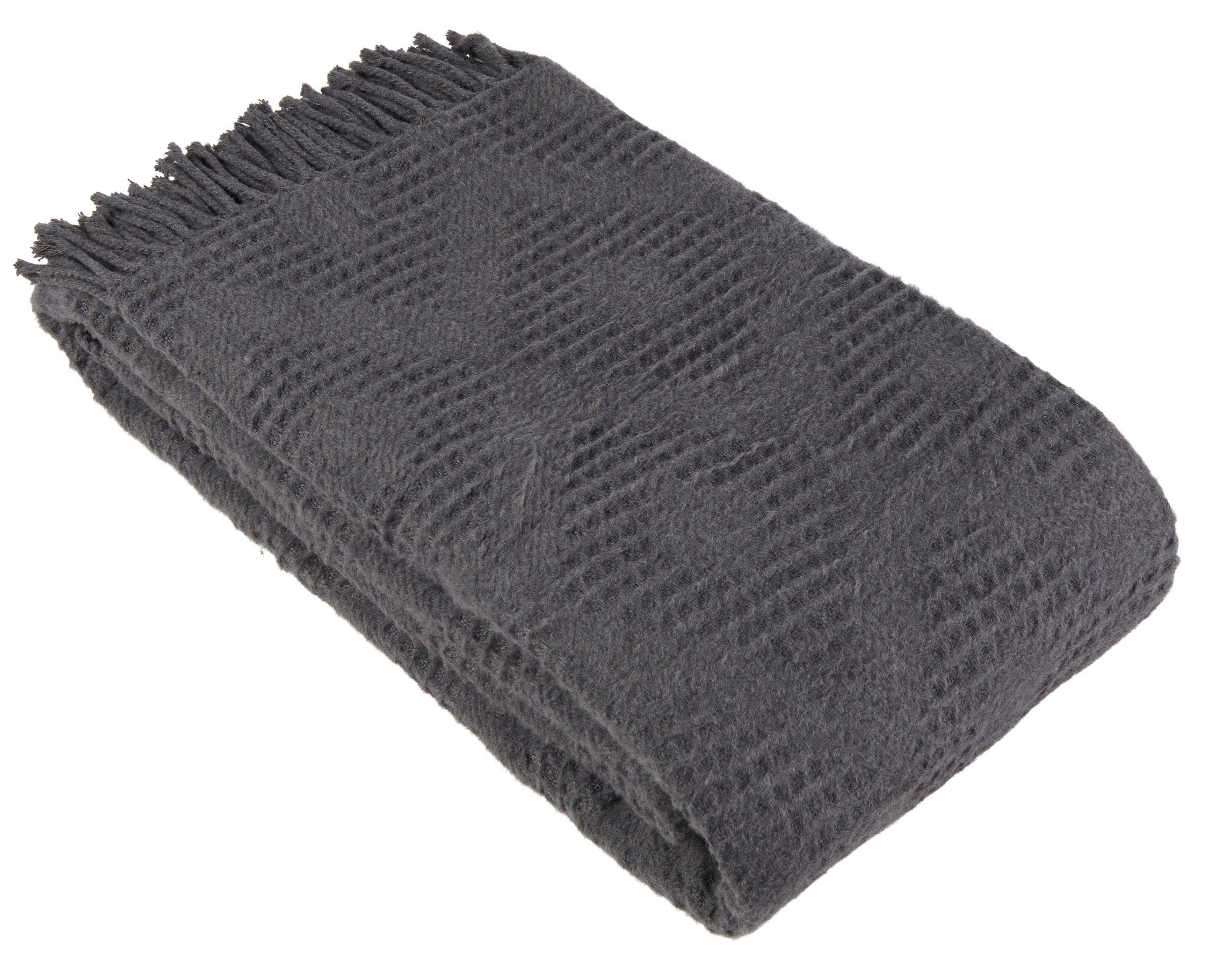 PŘEHOZ NA POSTEL, bavlna, 150/200 cm - antracitová, Design, textil (150/200cm) - Novel