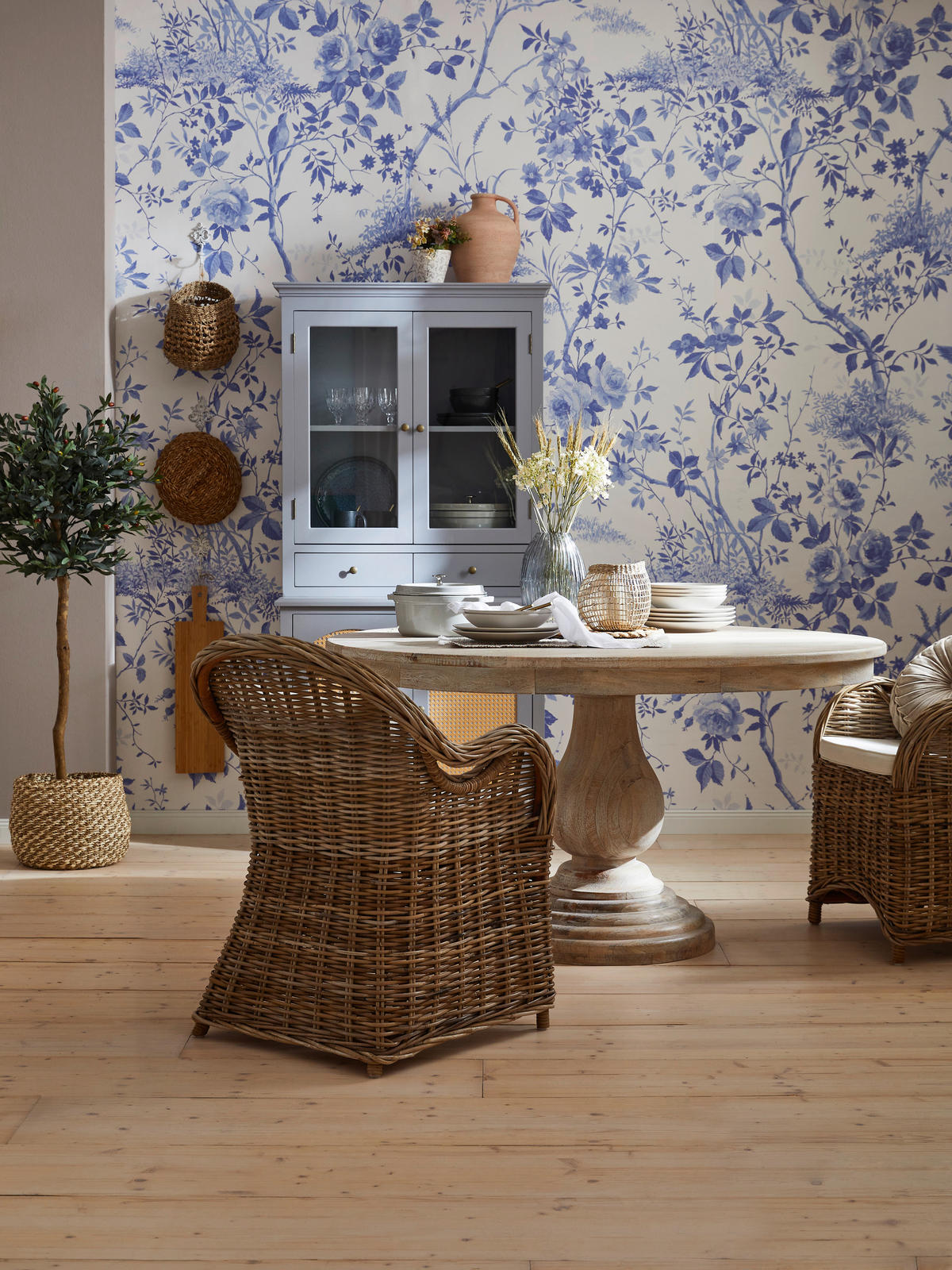 STUHL  - Creme/Grauweiß, Trend, Holz/Textil (64/88/56cm) - Landscape