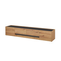 LOWBOARD  223/42/45 cm 2 Schublade(n) Beimöbel erhältlich, stehend  - Eichefarben/Anthrazit, Design, Holzwerkstoff/Kunststoff (223/42/45cm) - Modante