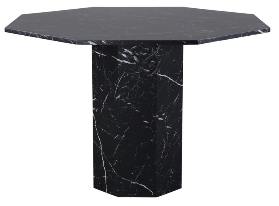 MATBORD i trämaterial, wellpapp 110/110/75 cm - vit/svart, Design, trämaterial/wellpapp (110/110/75cm) - Johann Jakob