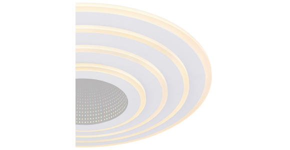 LED-DECKENLEUCHTE 50/6,5 cm - Weiß, Design, Kunststoff/Metall (50/6,5cm) - Novel