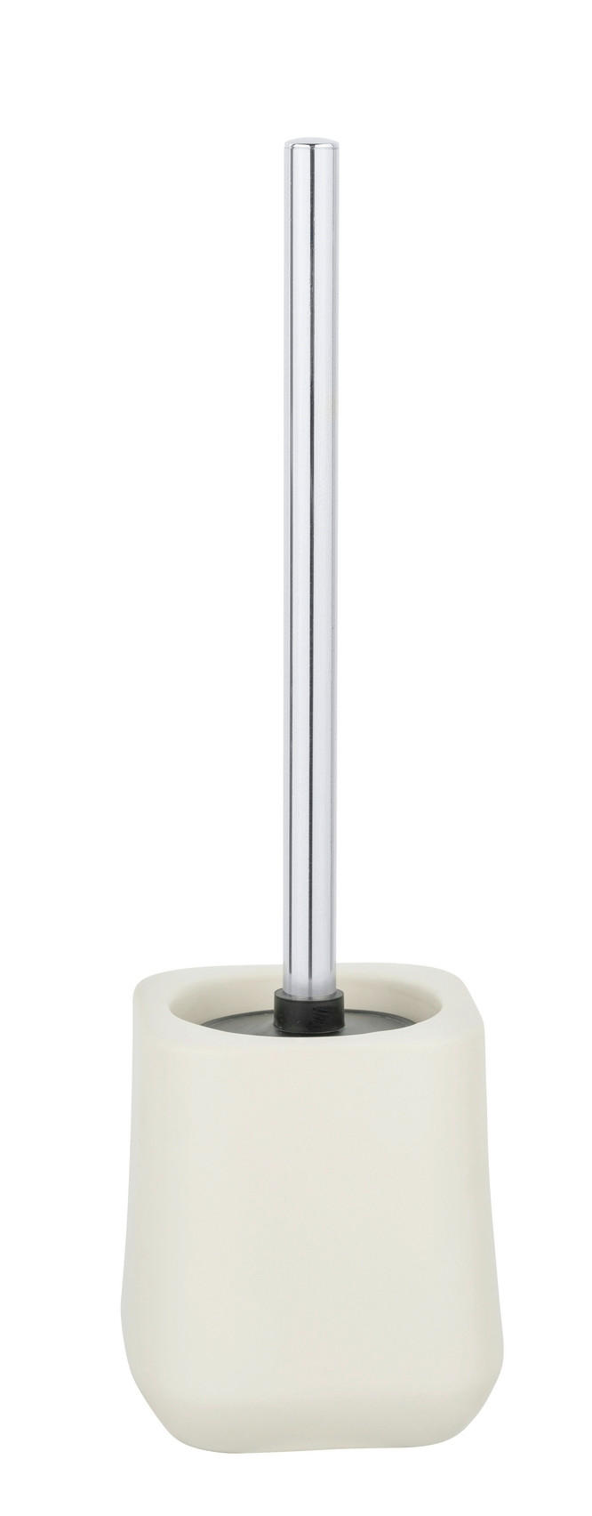 WC-BÜRSTENGARNITUR - Ecru/Chromfarben, KONVENTIONELL, Keramik/Kunststoff (11/38,5/11cm) - Schöner Wohnen