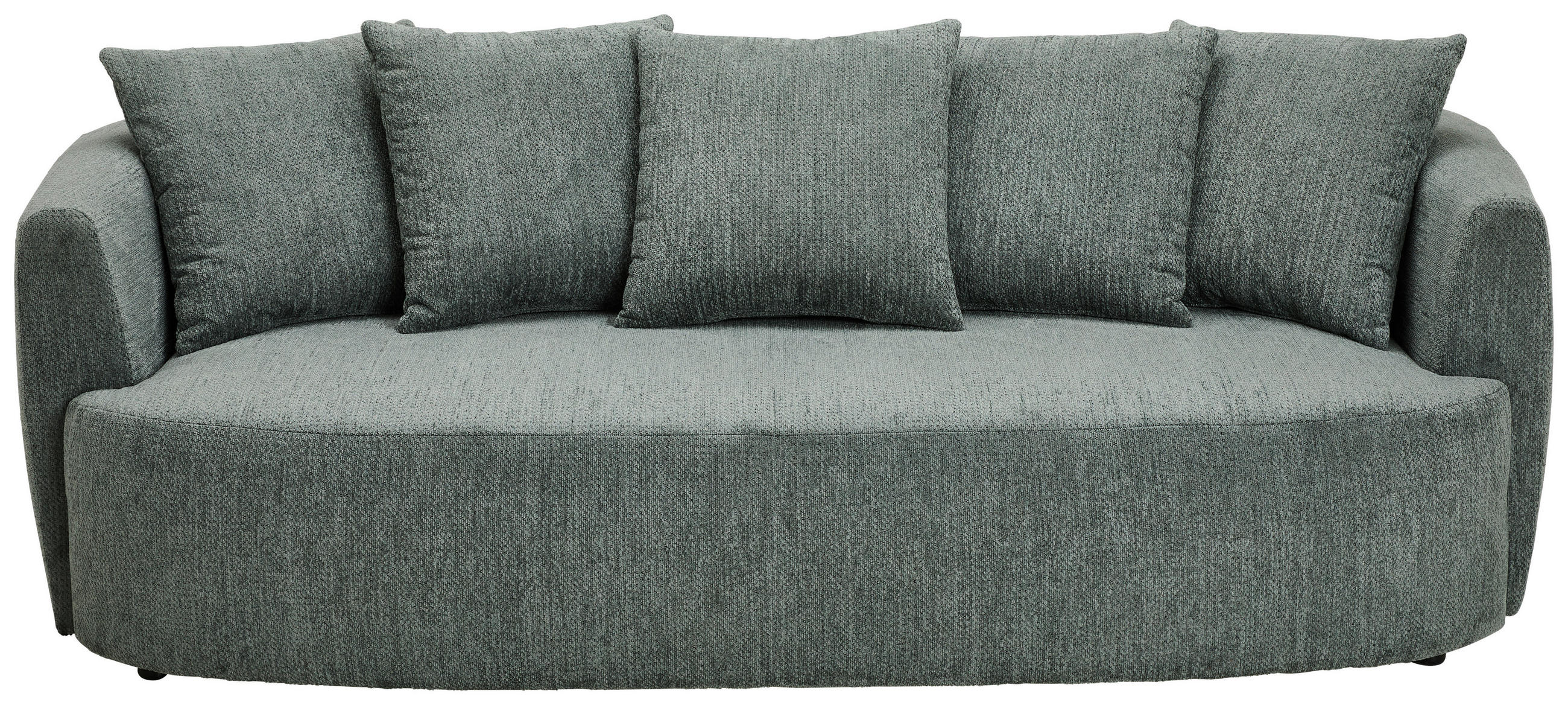 ROZKLÁDACÍ POHOVKA, textil, tmavě zelená - černá/tmavě zelená, Konvenční, textil/plast (238/74/107cm) - Carryhome