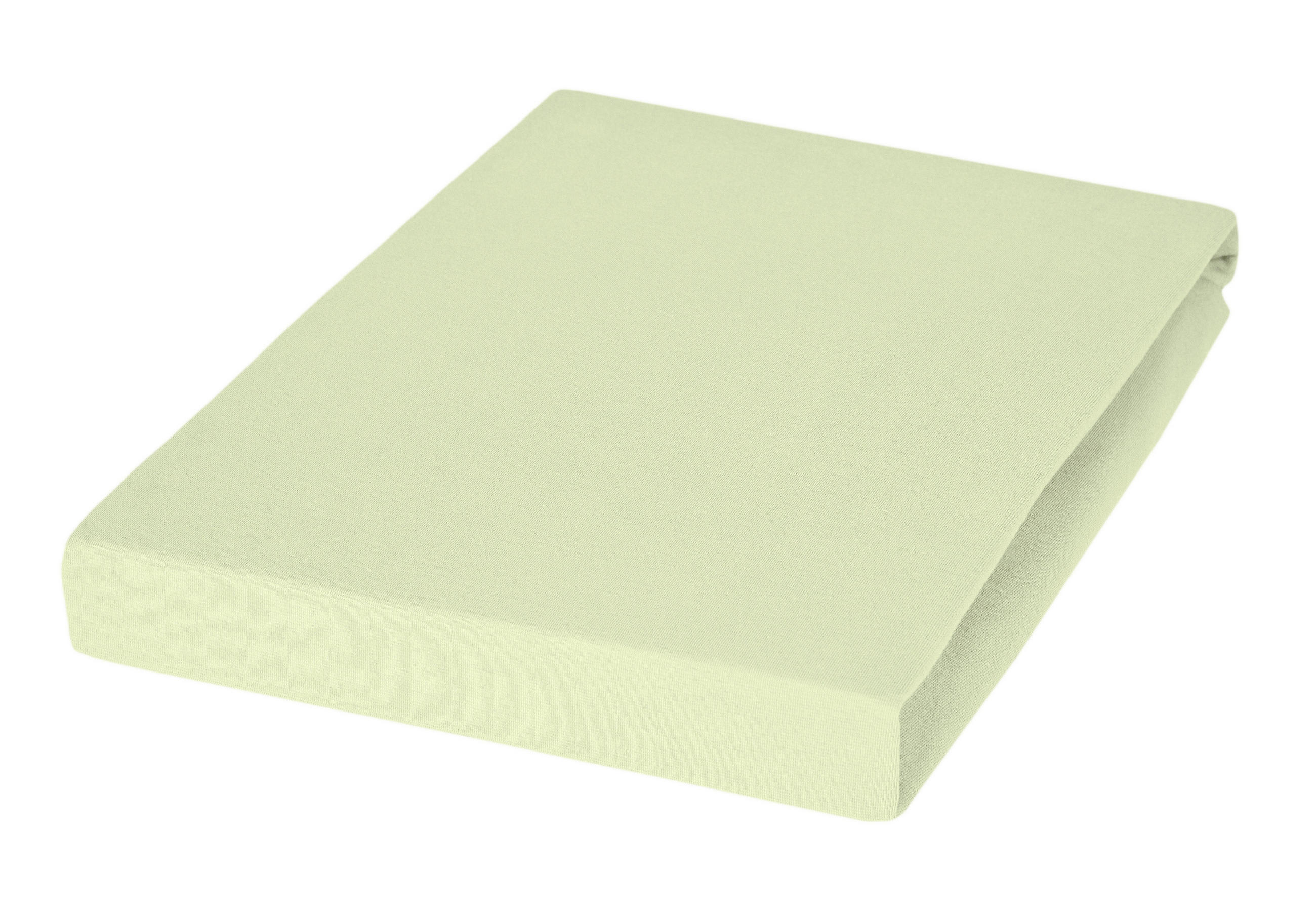 SPANNBETTTUCH Jersey 100/200 cm  - Hellgrün, Basics, Textil (100/200cm) - Janine
