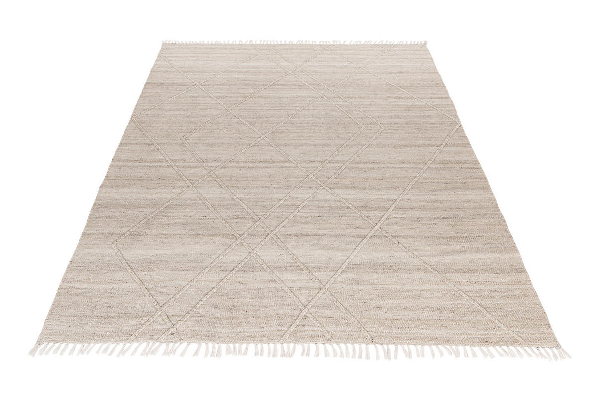 FLACHWEBETEPPICH 80/150 cm My Dakar  - Creme, Basics, Textil (80/150cm)