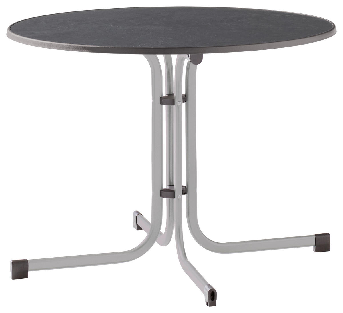 GARTENKLAPPTISCH 100/100/72 cm  - Anthrazit/Graphitfarben, Basics, Kunststoff/Metall (100/100/72cm) - Sieger