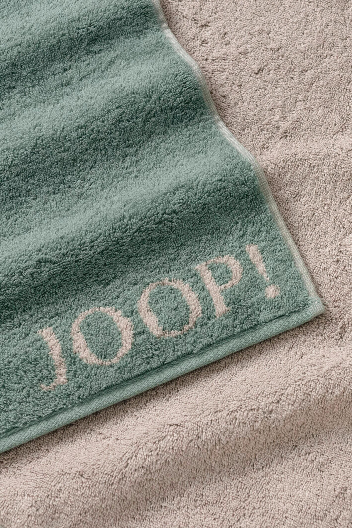 HANDTUCHSET JOOP! CLASSIC Olivgrün 2-teilig  - Olivgrün, Basics, Textil (100/50cm) - Joop! Living