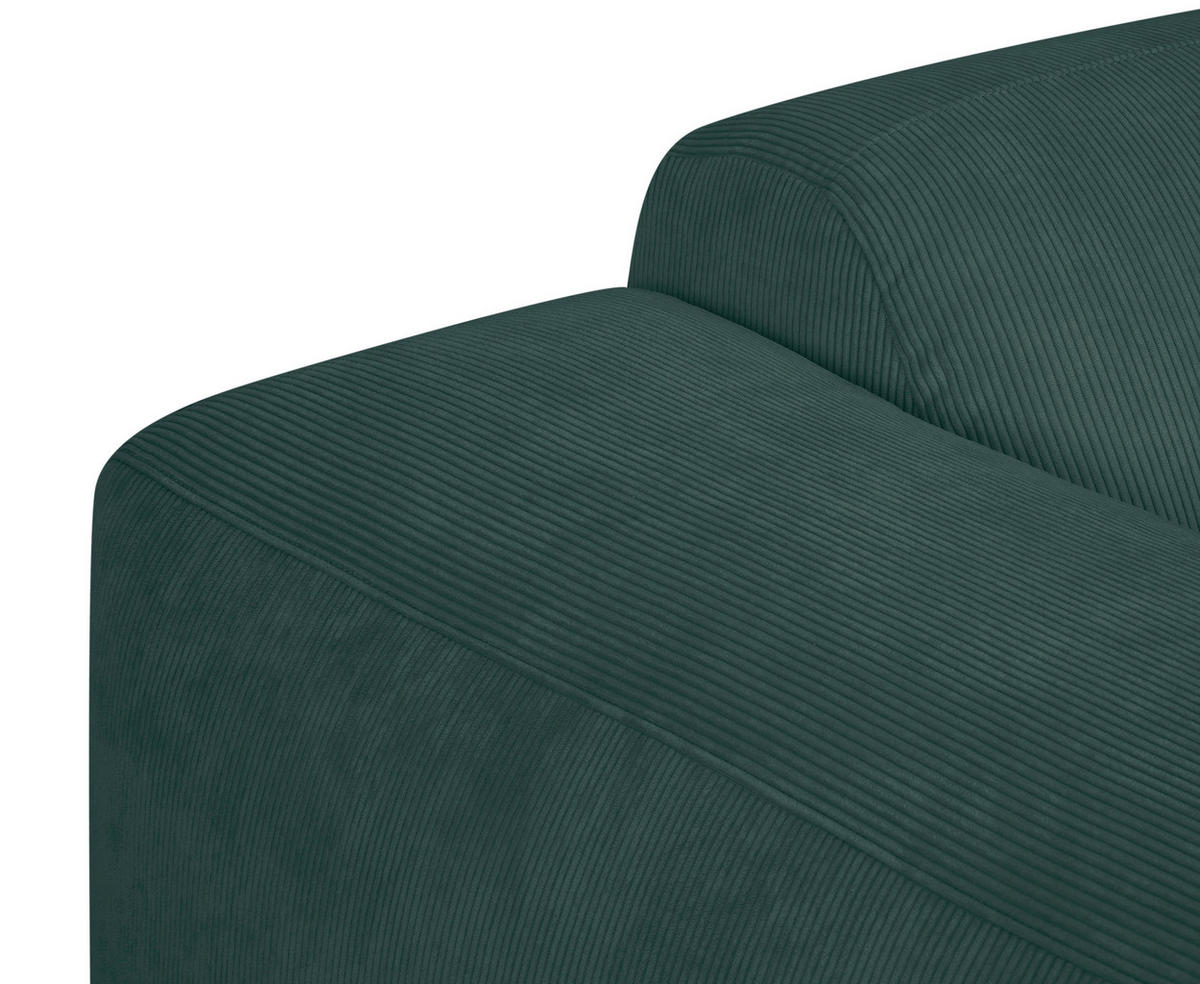 3-SITS SOFFA i manchester grön  - grön/svart, Design, textil/plast (247/75/104cm) - MID.YOU