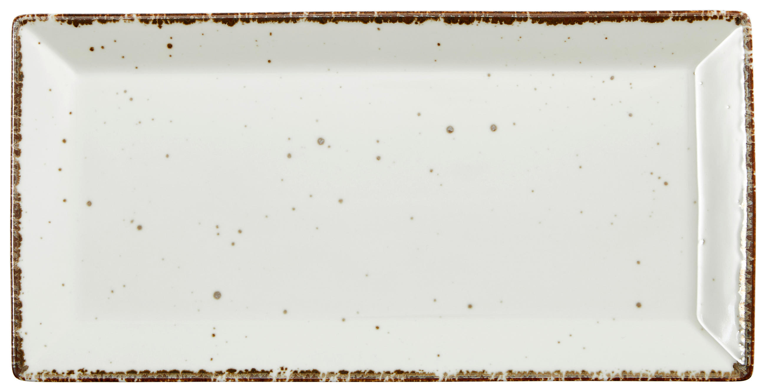 SERVIERPLATTE - Weiß, LIFESTYLE, Keramik (18/36cm) - Landscape