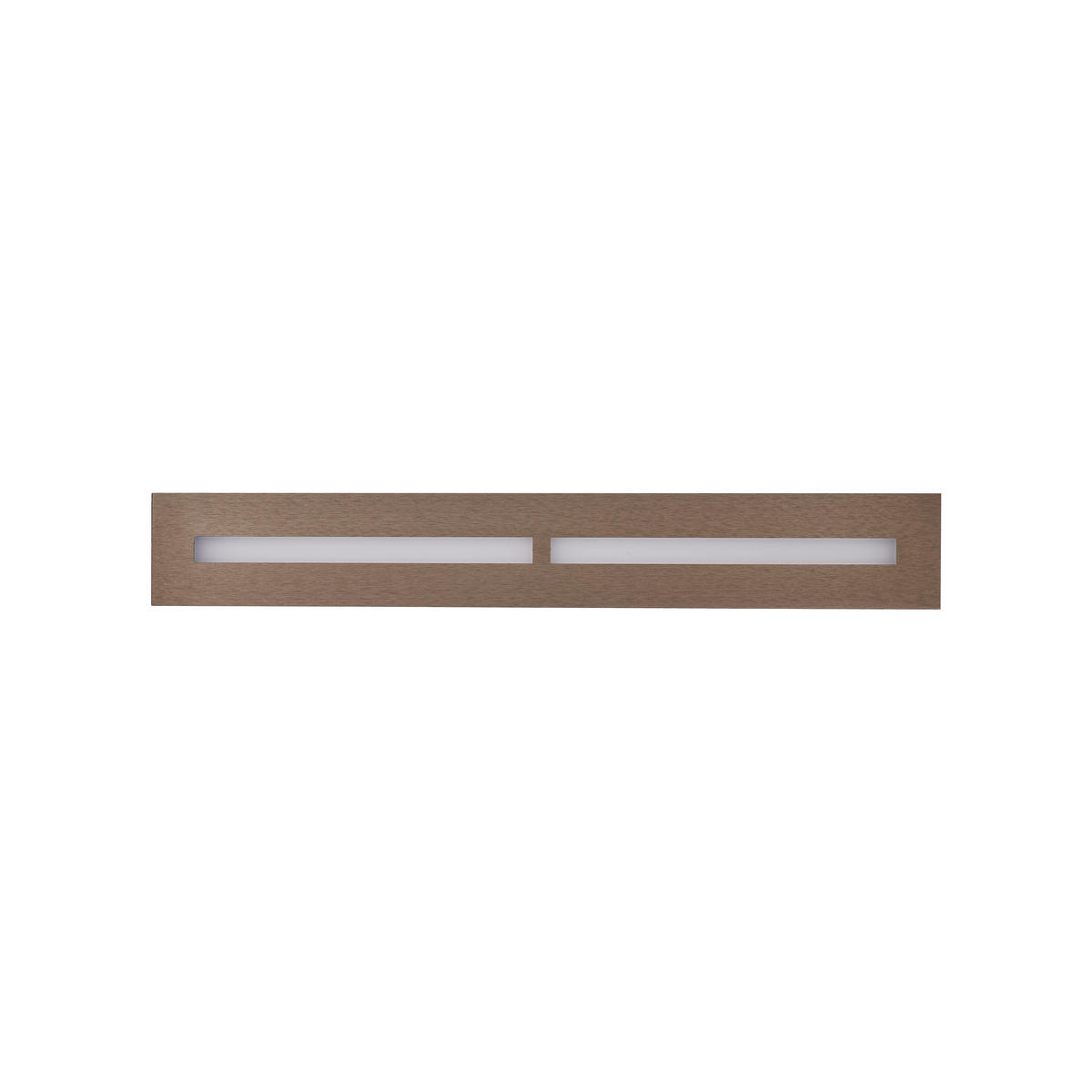 LED-WANDLEUCHTE Aera  - Bronzefarben, Design, Metall (45/10/6,5cm) - Grossmann