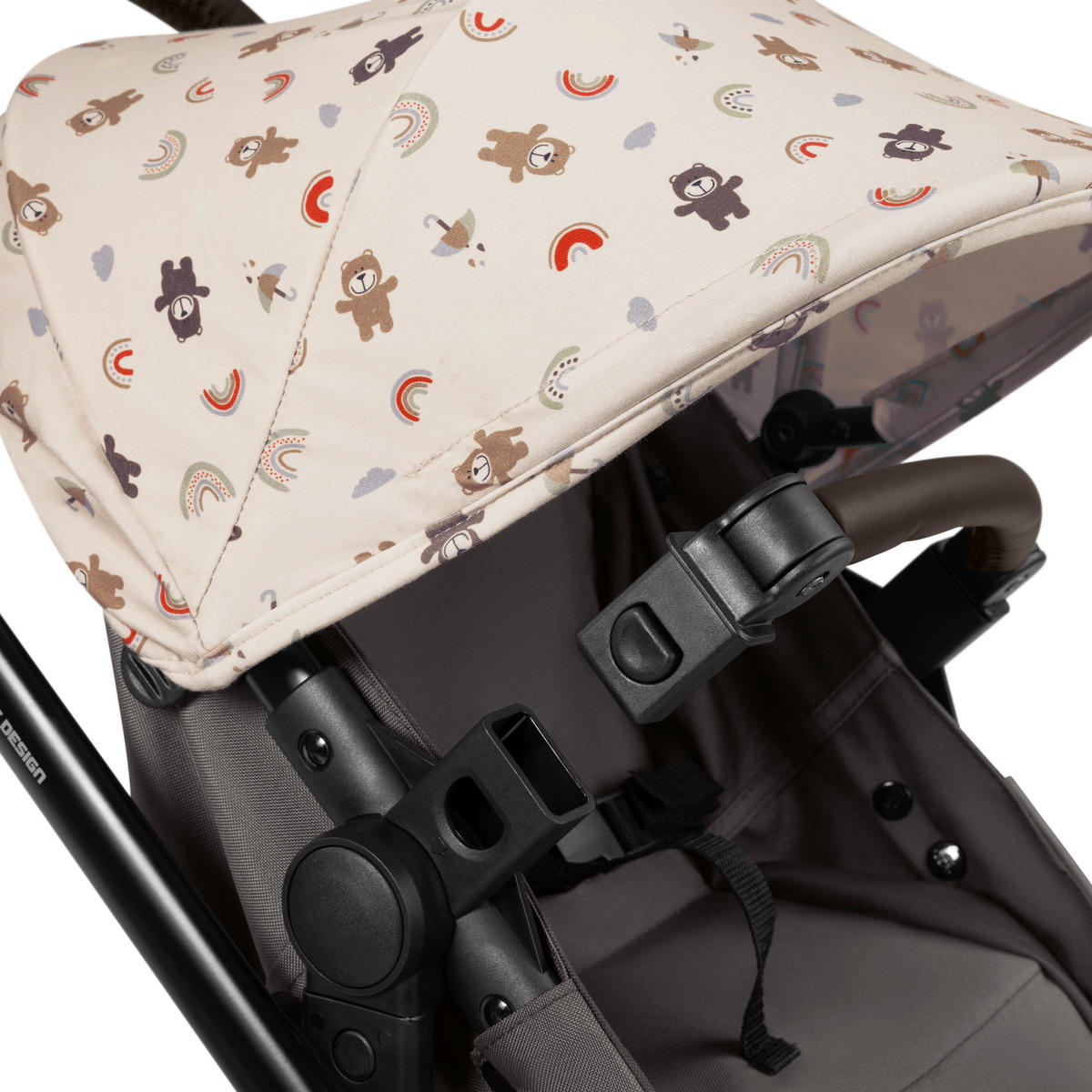 PUPPENWAGEN - Beige/Multicolor, Basics, Textil (62/45/67cm) - ABC Design