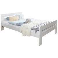BETT 120/200 cm  in Weiss   - Weiss, Modern, Holz (120/200cm) - MID.YOU