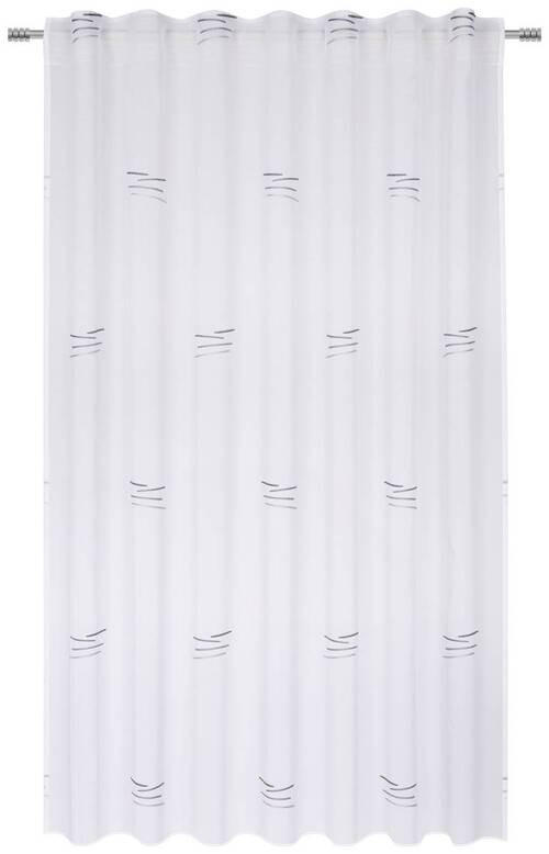 GOTOVA ZAVJESA siva, bijela 140/180 cm - bijela/siva, Konvencionalno, tekstil (140/180cm) - Esposa