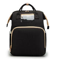 WICKELRUCKSACK Stella Bag Premium  - Schwarz, Basics, Textil (30/40/21cm)