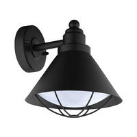 VÄGGLAMPA UTOMHUS - vit/svart, Basics, metall/plast (22/23/24cm) - Eglo