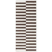 LÄUFER 80/200 cm Vika  - Dunkelbraun/Weiß, Basics, Textil (80/200cm) - Hanse Home
