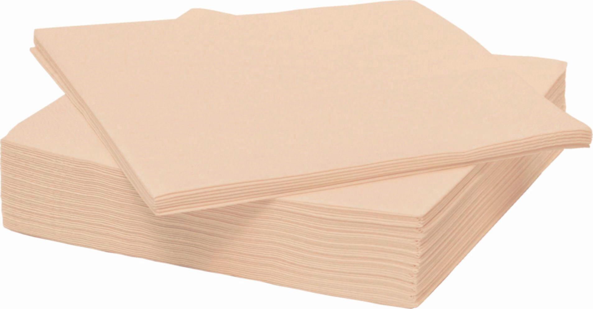 SERVÍTKA 50 KS - cappuccino, Basics, papier (33/33cm) - Boxxx