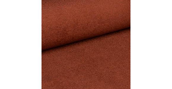 WOHNLANDSCHAFT Terracotta Webstoff  - Terracotta/Schwarz, MODERN, Kunststoff/Textil (153/350/153cm) - Xora