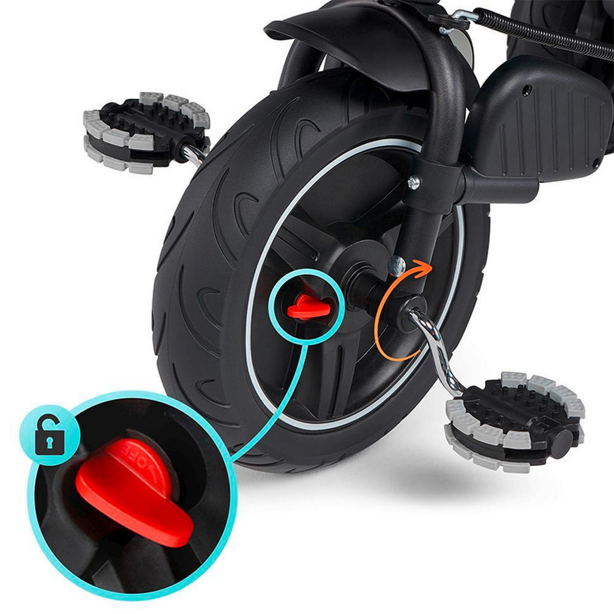 TRICIKL  SPINSTEP  - Basics, drvo/metal (51/108/106cm) - kinderkraft