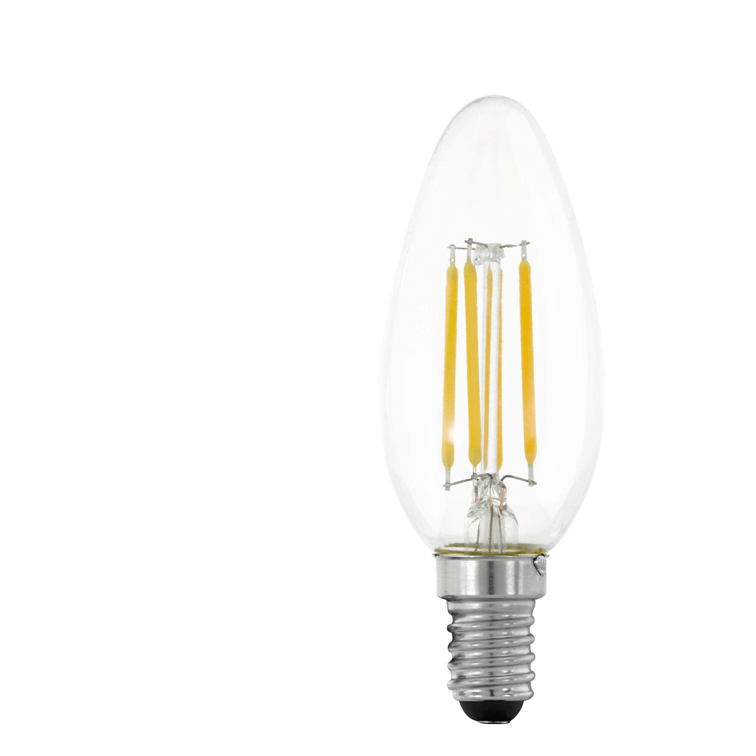 LED-LEUCHTMITTEL   E14 4,5 W  - Klar, Basics, Glas (3,5/9,8/3,5cm) - Eglo