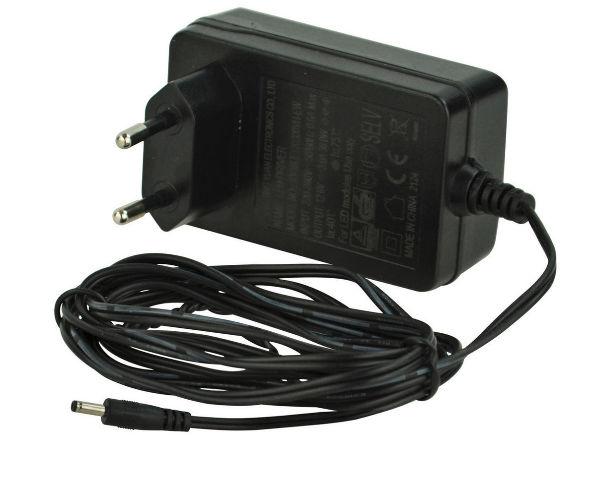 NETZADAPTER - Schwarz, Basics, Kunststoff