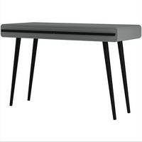 SCHREIBTISCH 50/120/77 cm  in Schwarz, Eichefarben  - Eichefarben/Erlefarben, Design, Holzwerkstoff (50/120/77cm) - MID.YOU