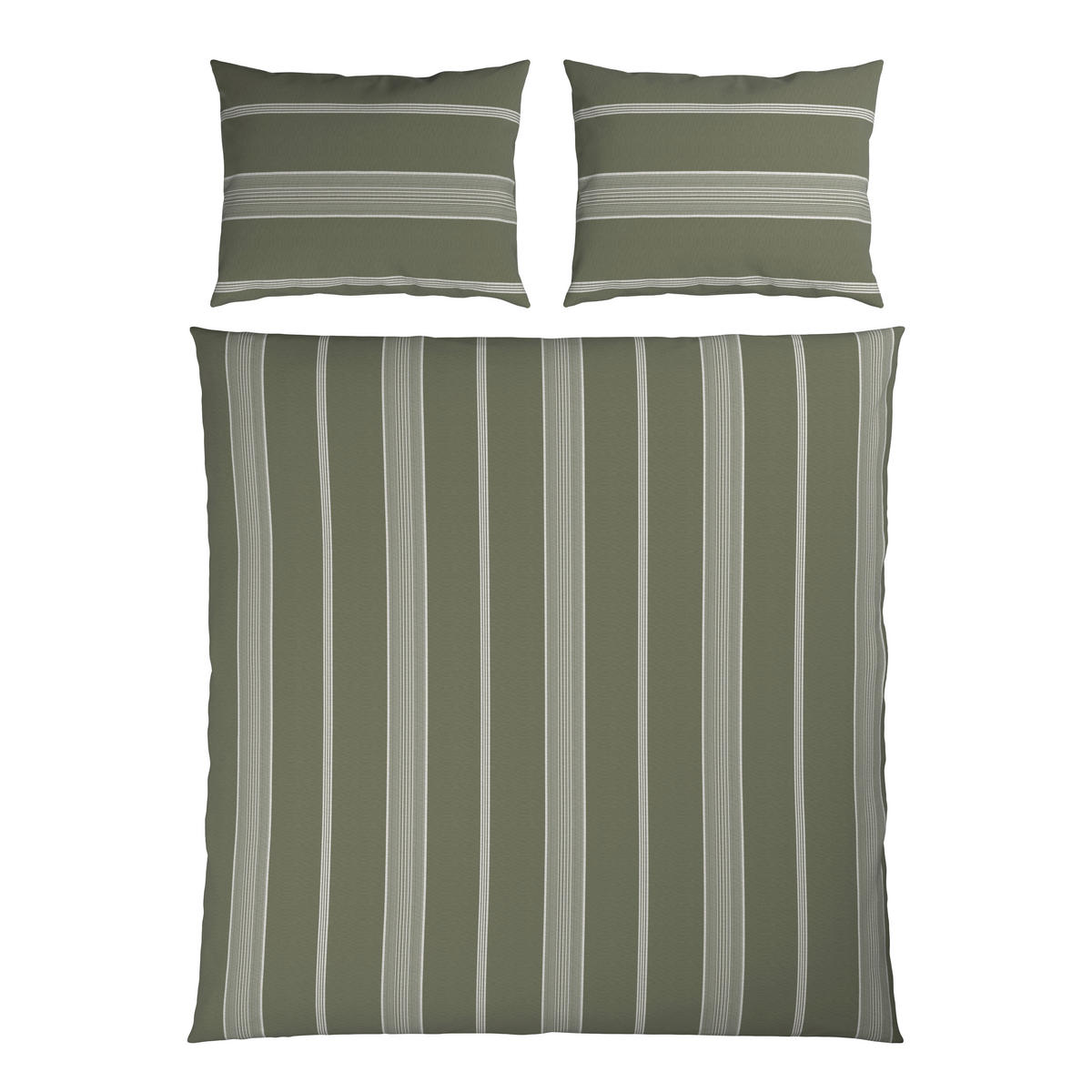 BETTWÄSCHE REMSA Flanell 200/200 cm  - Grün, KONVENTIONELL, Textil (200/200cm) - Esposa