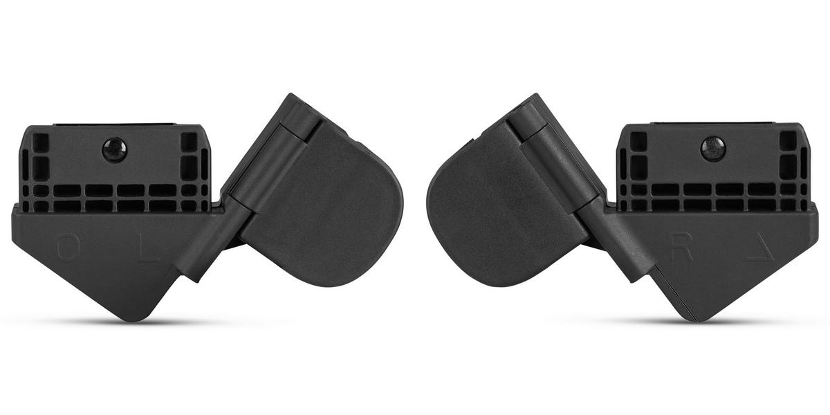 BABYSCHALENADAPTER Ping Two Connector  - Schwarz, Basics, Kunststoff (3,5/16/8cm) - ABC Design