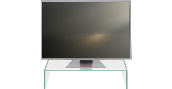 TV-AUFSATZ in Klar  - Klar, Design, Glas (60/14/35cm) - Xora