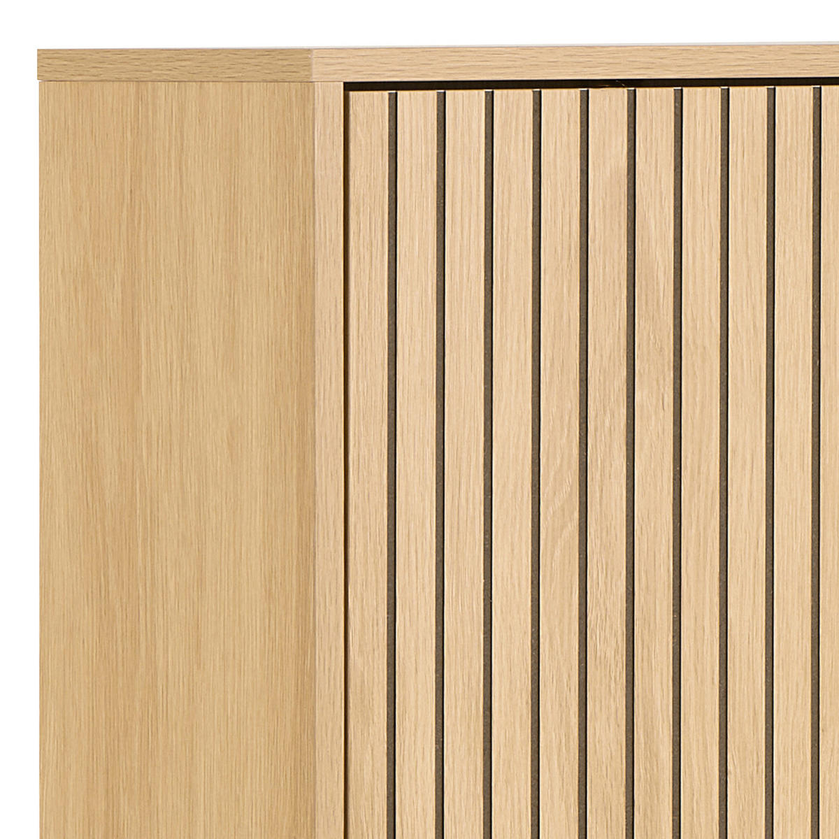 OMARA Z LOPUTAMI ZA ČEVLJE furnirano naravne barve, črna - črna/naravne barve, Design, kovina/leseni material (71,6/140,4/25cm) - MID.YOU