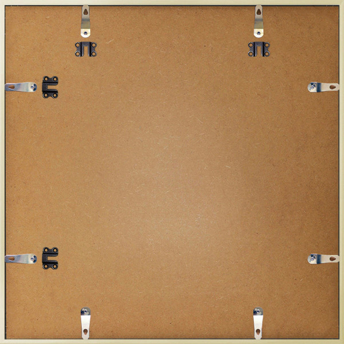 BILDERRAHMEN - Goldfarben, Basics, Papier/Holzwerkstoff (50/50/1,8cm)