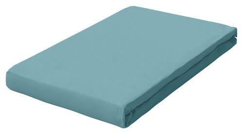 Schlafgut Boxspring-Spannleintuch Pure Türkis 140-160x200-220 cm
