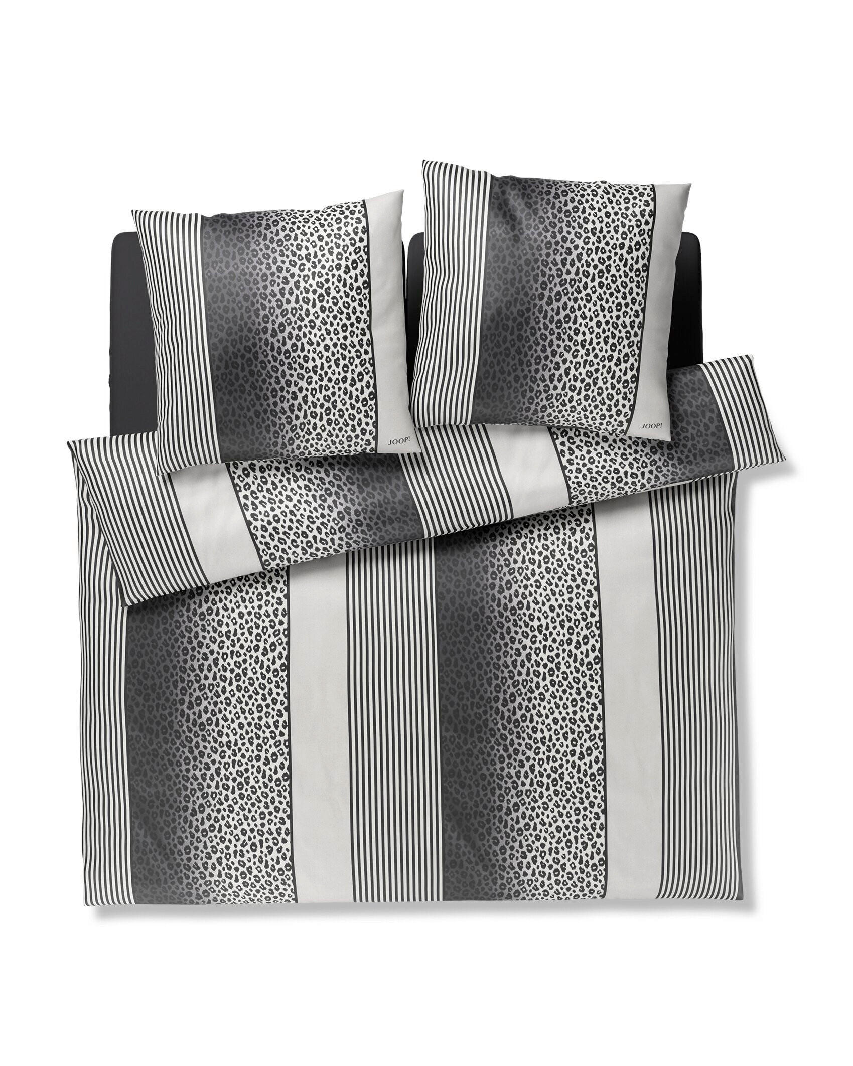 BETTWÄSCHE Makosatin 200/200 cm  - Grau, Design, Textil (200/200cm) - Joop!