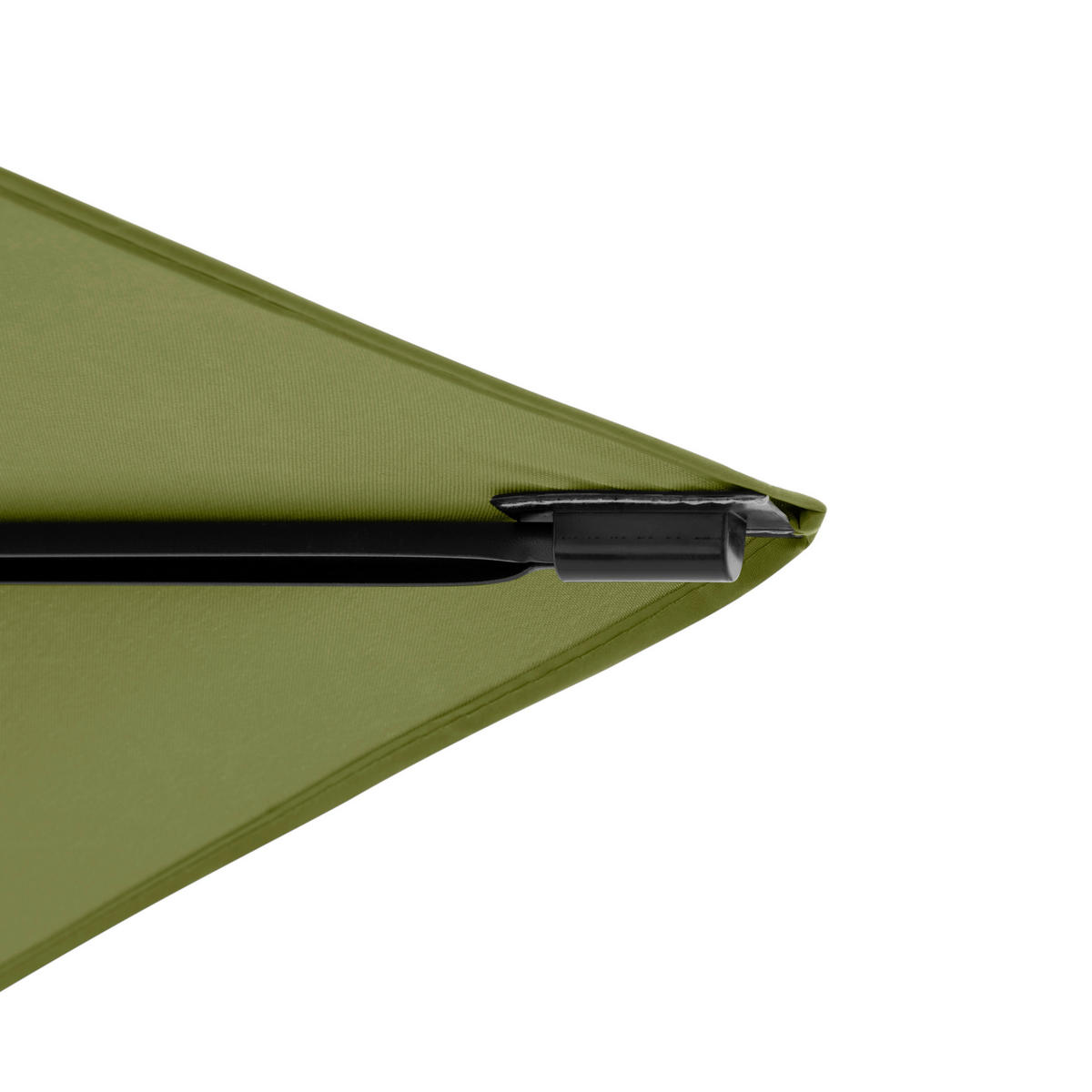 SENČNIK - zelena/antracit, Basics, kovina/tekstil (191/125cm) - Doppler