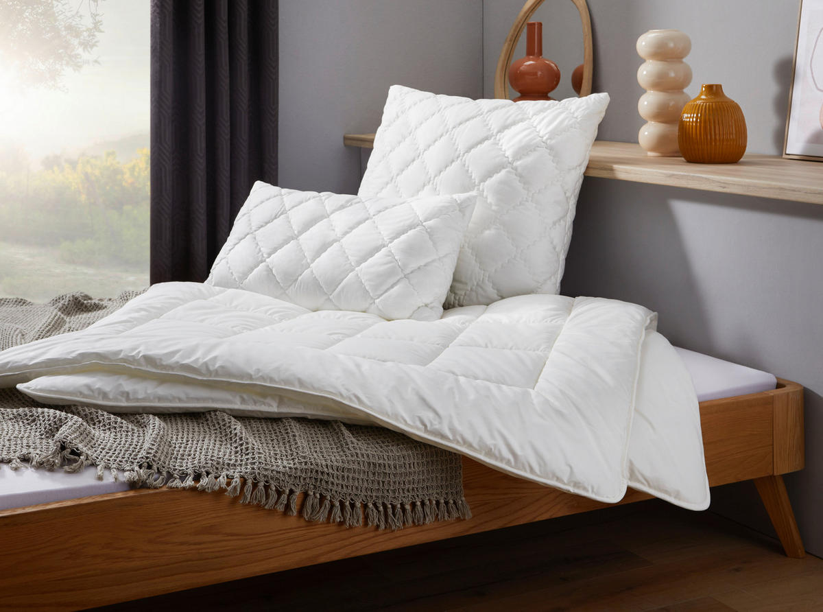 POPLUN LJETNI 135/200 cm  ALCANDO LIGHT  - bijela, Konvencionalno, tekstil (135/200cm) - Billerbeck