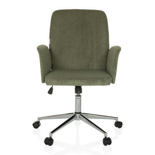 SNURRSTOL  i manchester grön  - grön/silver, Modern, metall/textil (70/93 - 103/70cm) - MID.YOU