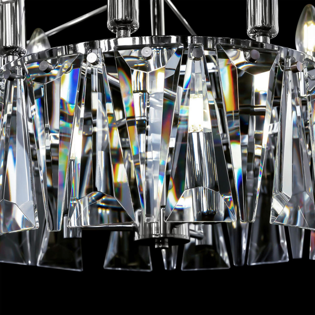 PENDELLEUCHTE  68/37/68 cm   - Chromfarben, Basics, Glas/Metall (68/37/68cm) - MAYTONI
