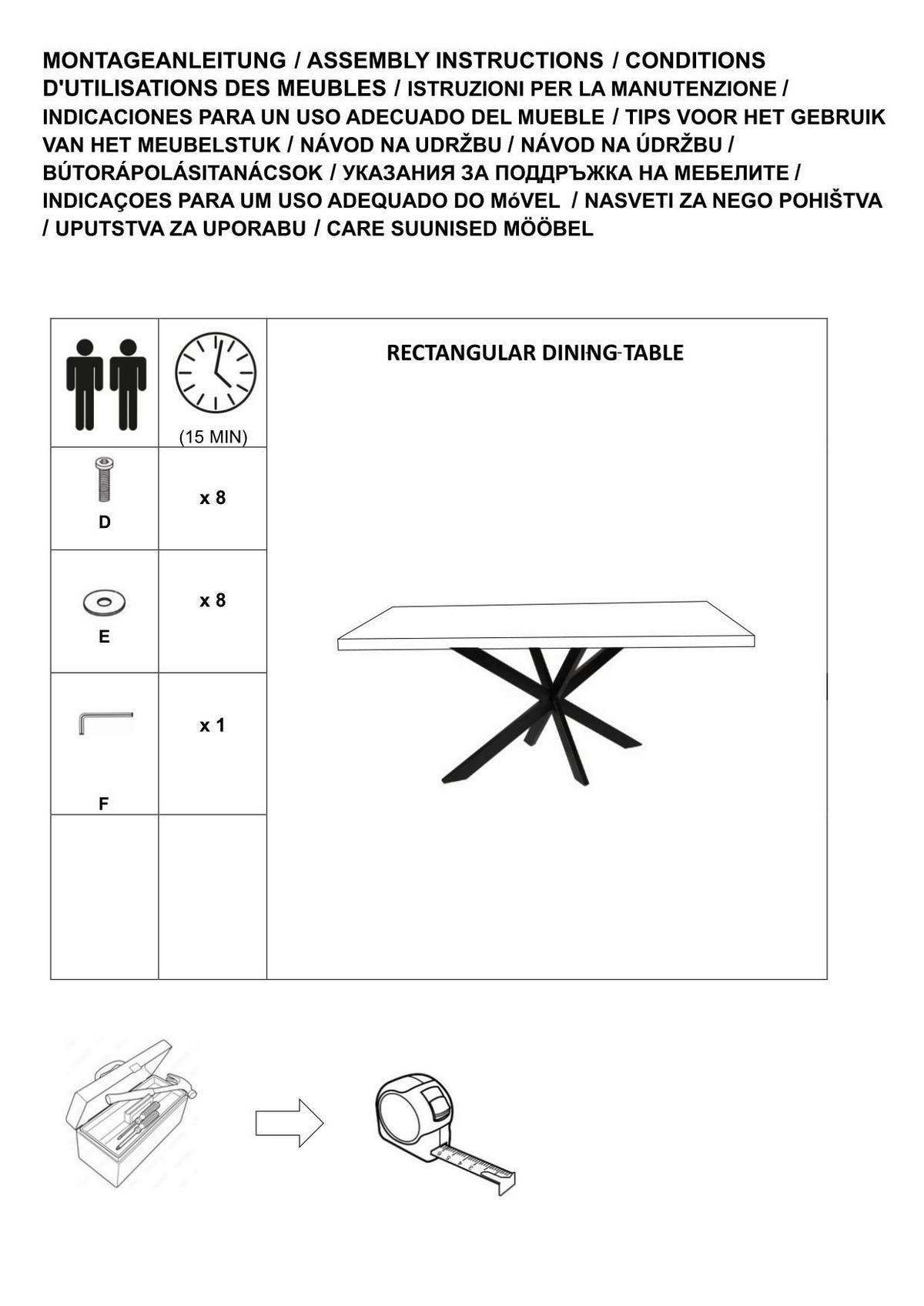 ESSTISCH Holz, Metall  - Beigebraun/Schwarz, Konventionell, Holz/Metall (140/77/80cm) - MID.YOU