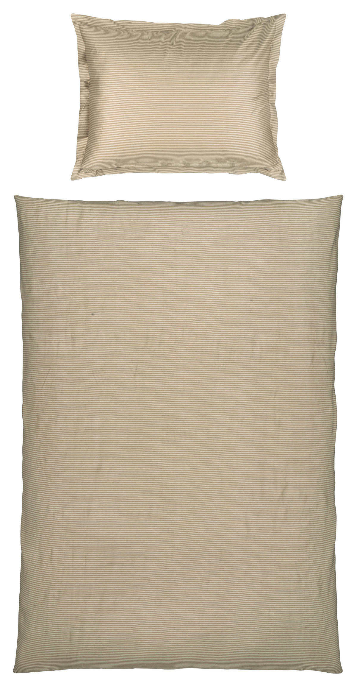 POSTELJINA SA DVA LICA 140/200 cm saten bež  - bež, Konvencionalno, tekstil (140/200cm) - Ambiente