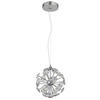 LED-HÄNGELEUCHTE VIRINA 28/150 cm   - Klar/Chromfarben, KONVENTIONELL, Glas/Metall (28/150cm) - Globo