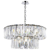 PENDELLEUCHTE  68/37/68 cm   - Chromfarben, Basics, Glas/Metall (68/37/68cm) - MAYTONI