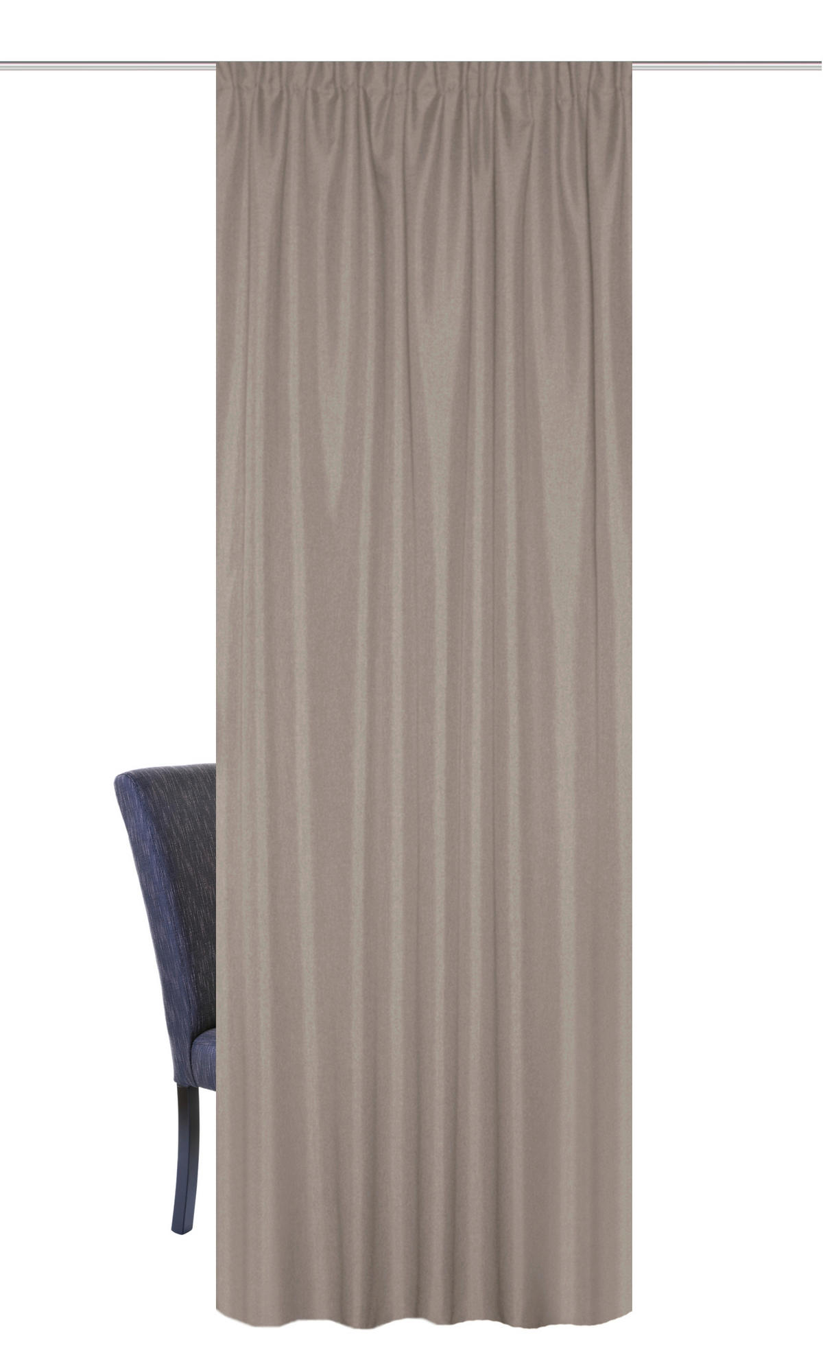 WÄRMESCHUTZVORHANG ESKIMO blickdicht 135/300 cm   - Naturfarben, Basics, Textil (135/300cm)