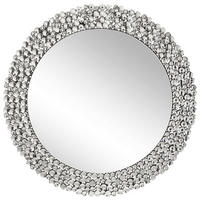 WANDSPIEGEL 80/80/1,9 cm    in rund  - Silberfarben, Design, Glas/Holzwerkstoff (80/80/1,9cm) - Xora