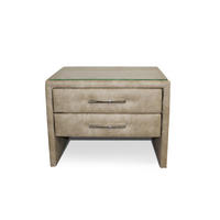 ÉJJELISZEKRÉNY bézs  - bézs/króm, Basics, textil/fém (58/45/45cm) - Andante