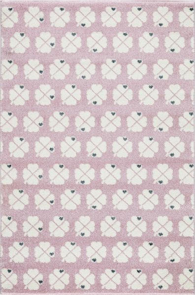 KINDERTEPPICH  120/180 cm  Rosa, Weiß  - Rosa/Weiß, Trend, Textil (120/180cm)